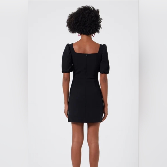 French Connection Dress Black Berina Mini Women's Sz US12 NWOT - Picture 3 of 11